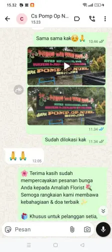 Testimonial Papan Bunga rancateureup