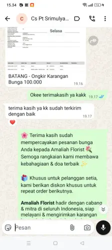 Testimonial Papan Bunga rancateureup