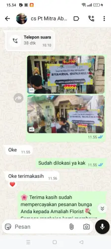 Testimonial Papan Bunga rancateureup
