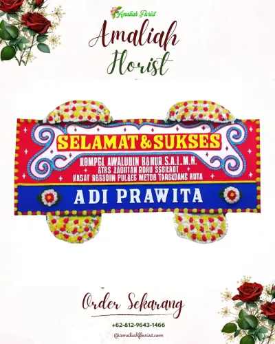 Karangan Bunga Ucapan Selamat rancateureup