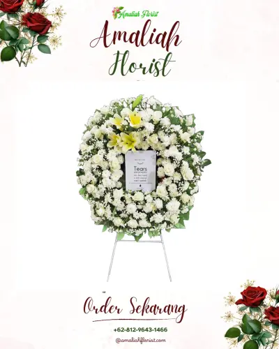 Krans Bunga Duka Cita rancateureup